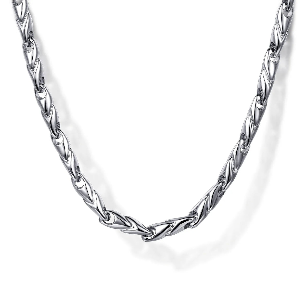 Gabriel & Co. Fashion 22 Inch 925 Sterling Silver Men's Chain
