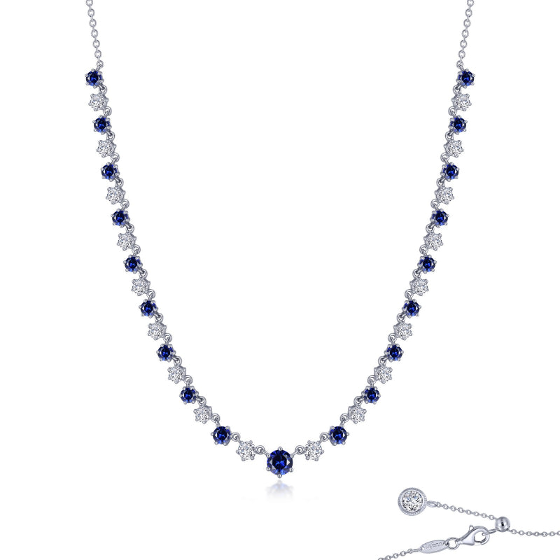 Lafonn 4.91 CTW Graduated Tennis Choker Necklace